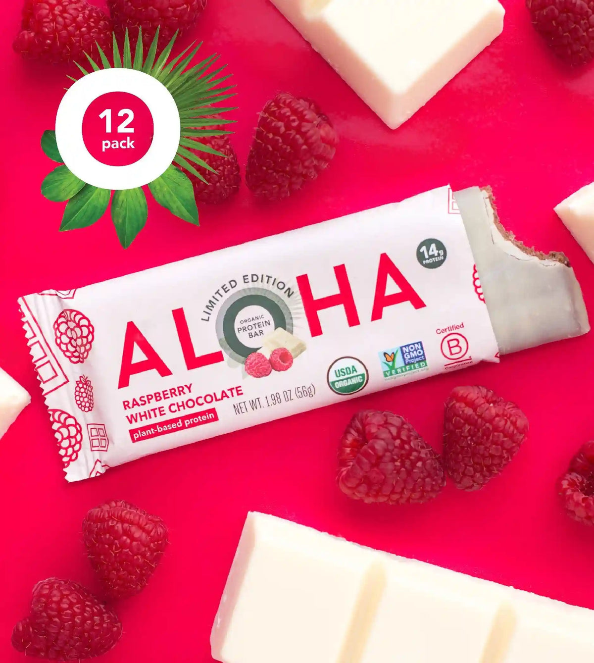Raspberry White Chocolate - Protein Bars